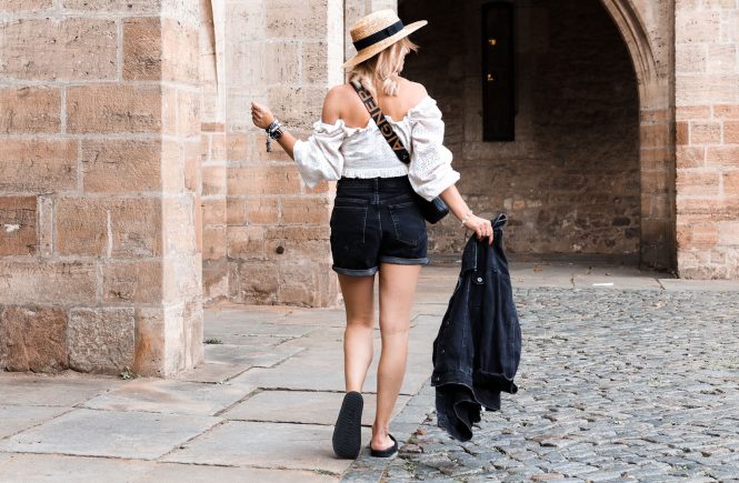 Strohhut Nakd, Aigner Straps schwarz braun